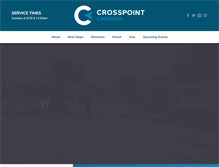 Tablet Screenshot of crosspointlive.com